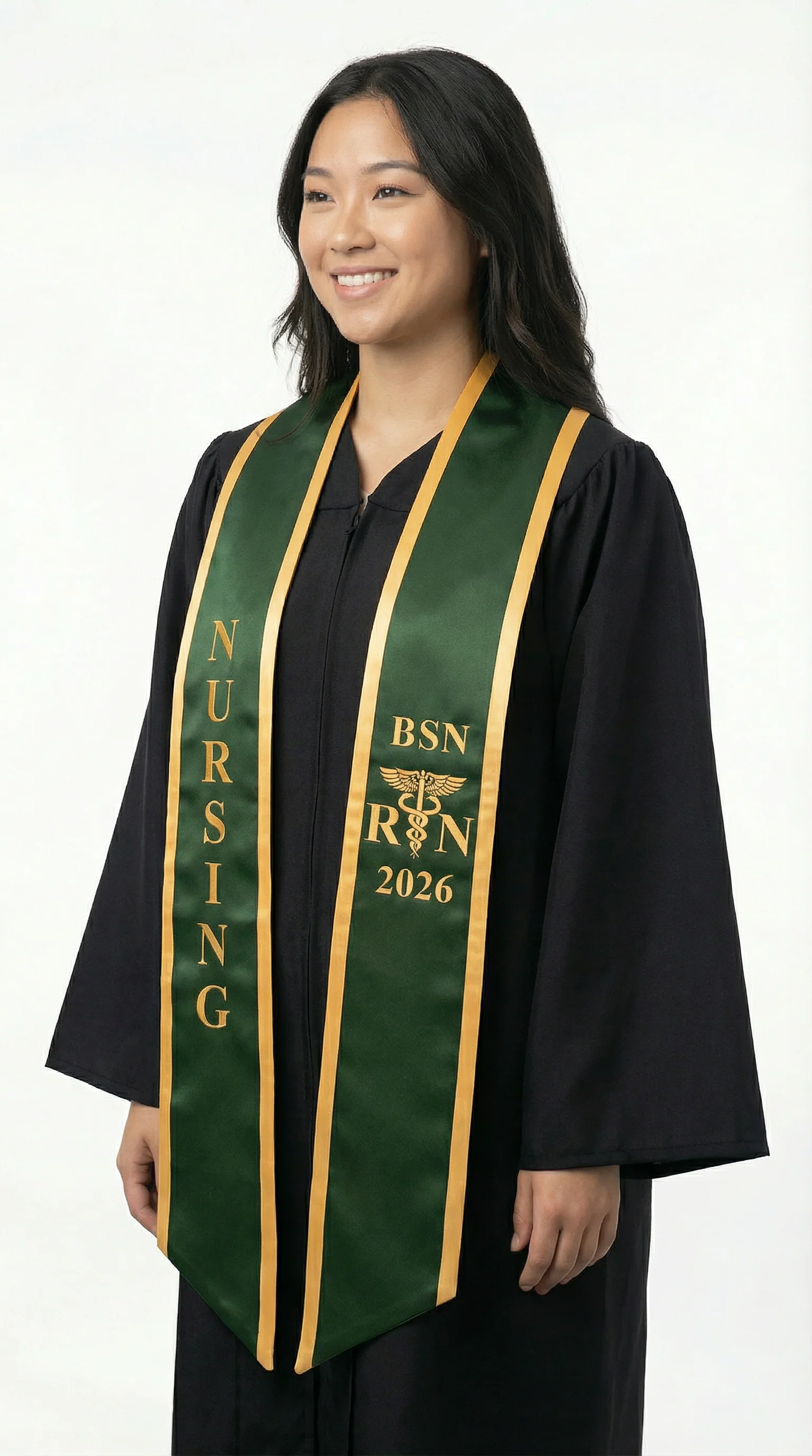 2026 BSN Nursing Graduation Stole with Trim - Image 10