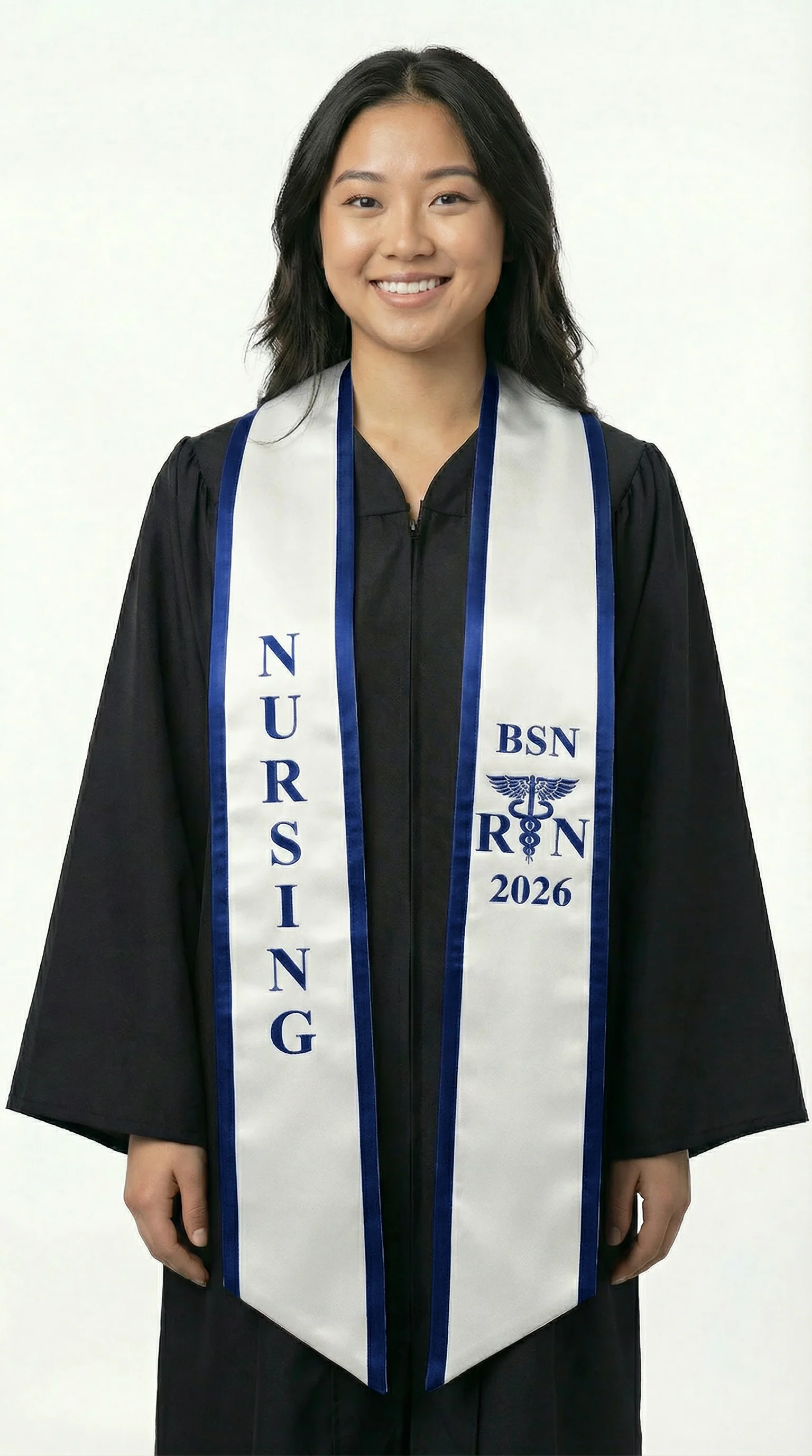 2026 BSN Nursing Graduation Stole with Trim - Image 11