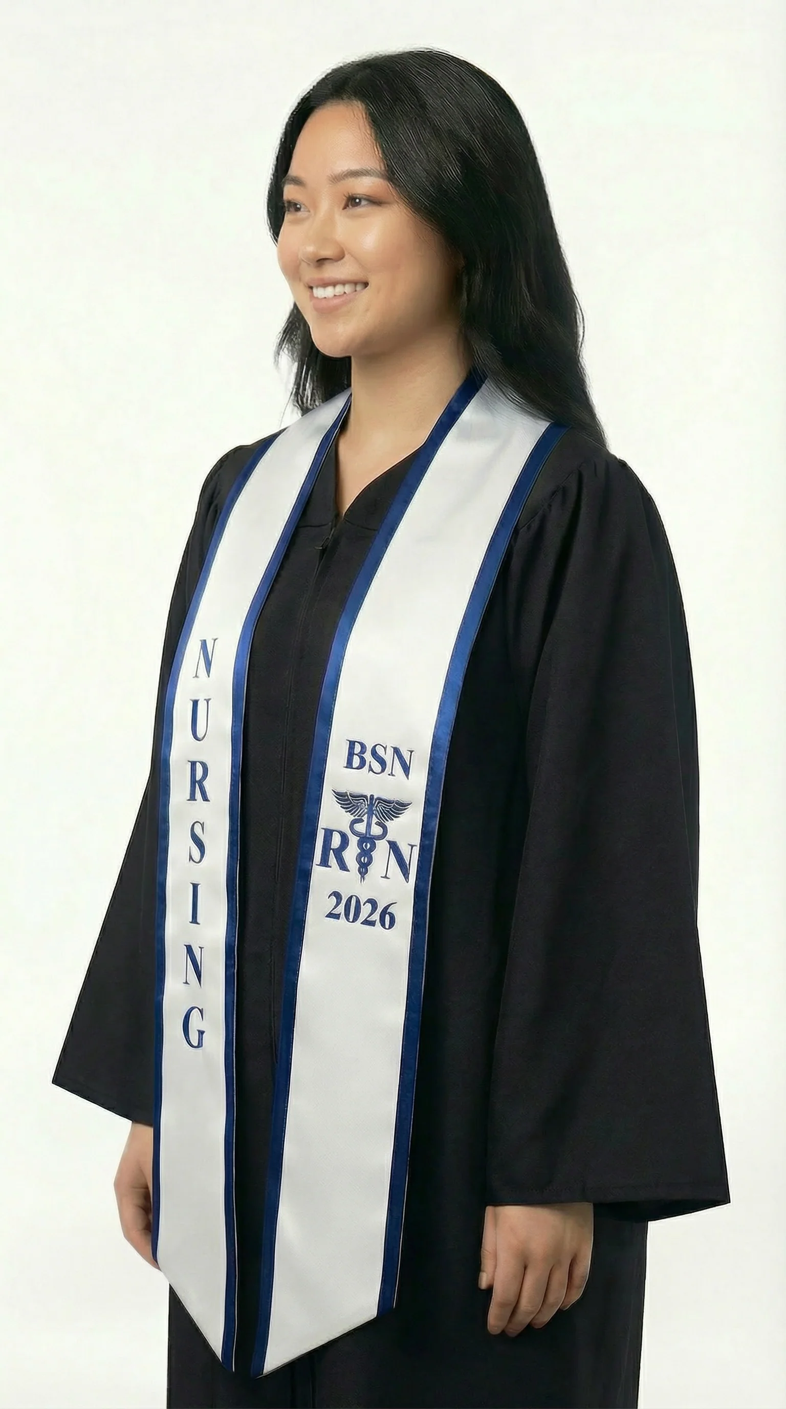 2026 BSN Nursing Graduation Stole with Trim - Image 12