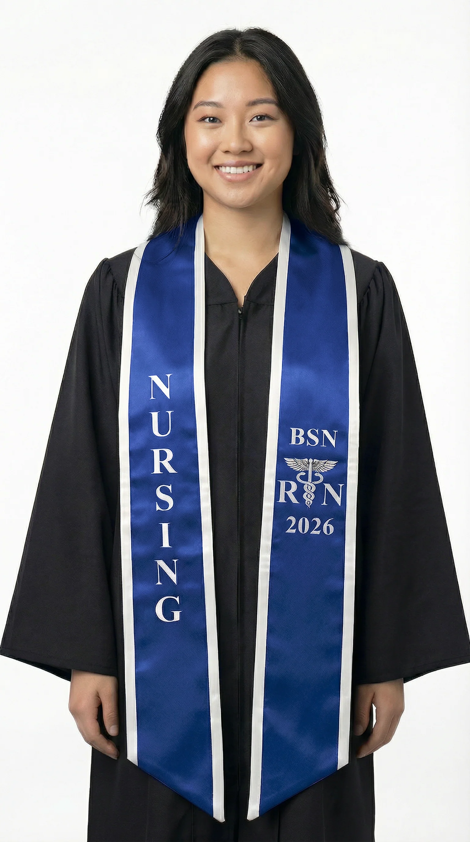 2026 BSN Nursing Graduation Stole with Trim - Image 5