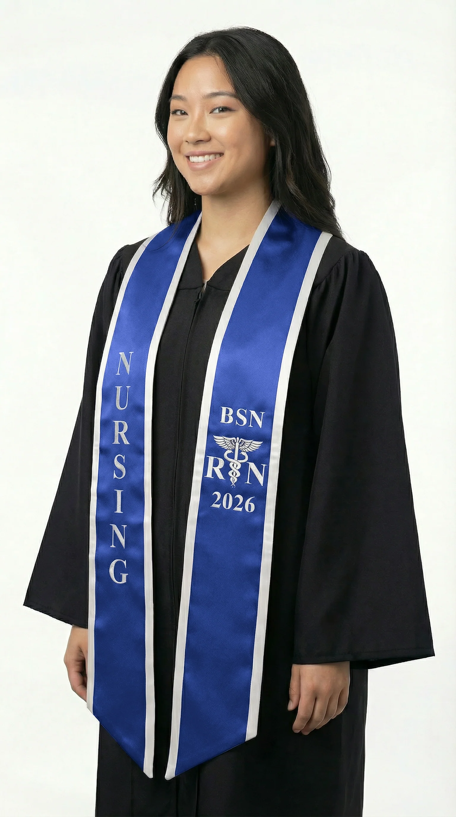 2026 BSN Nursing Graduation Stole with Trim - Image 6