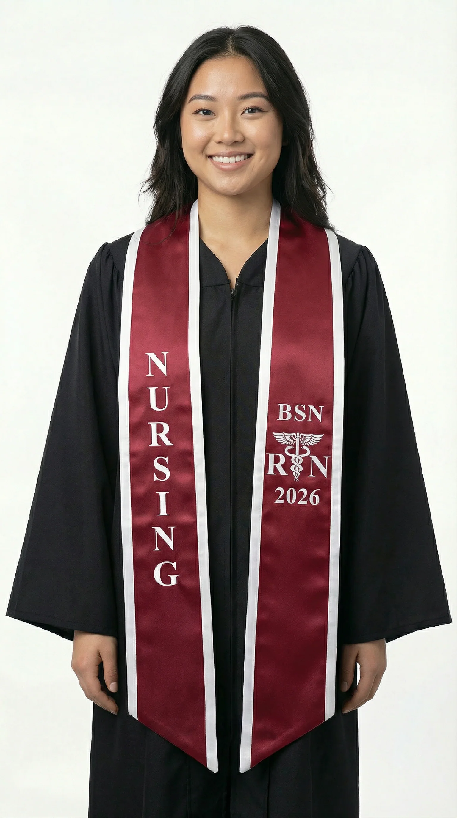 2026 BSN Nursing Graduation Stole with Trim - Image 7