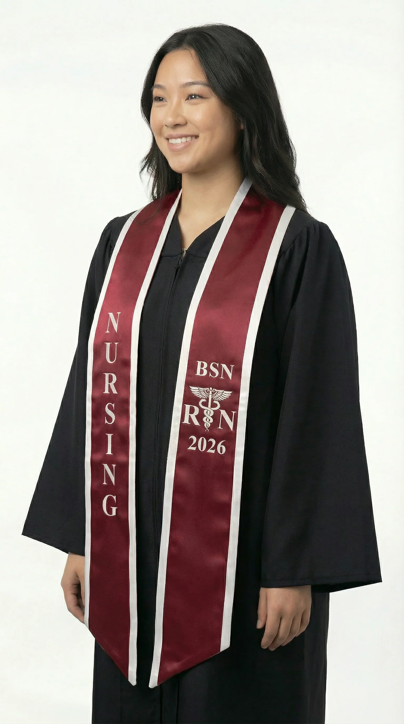 2026 BSN Nursing Graduation Stole with Trim - Image 8