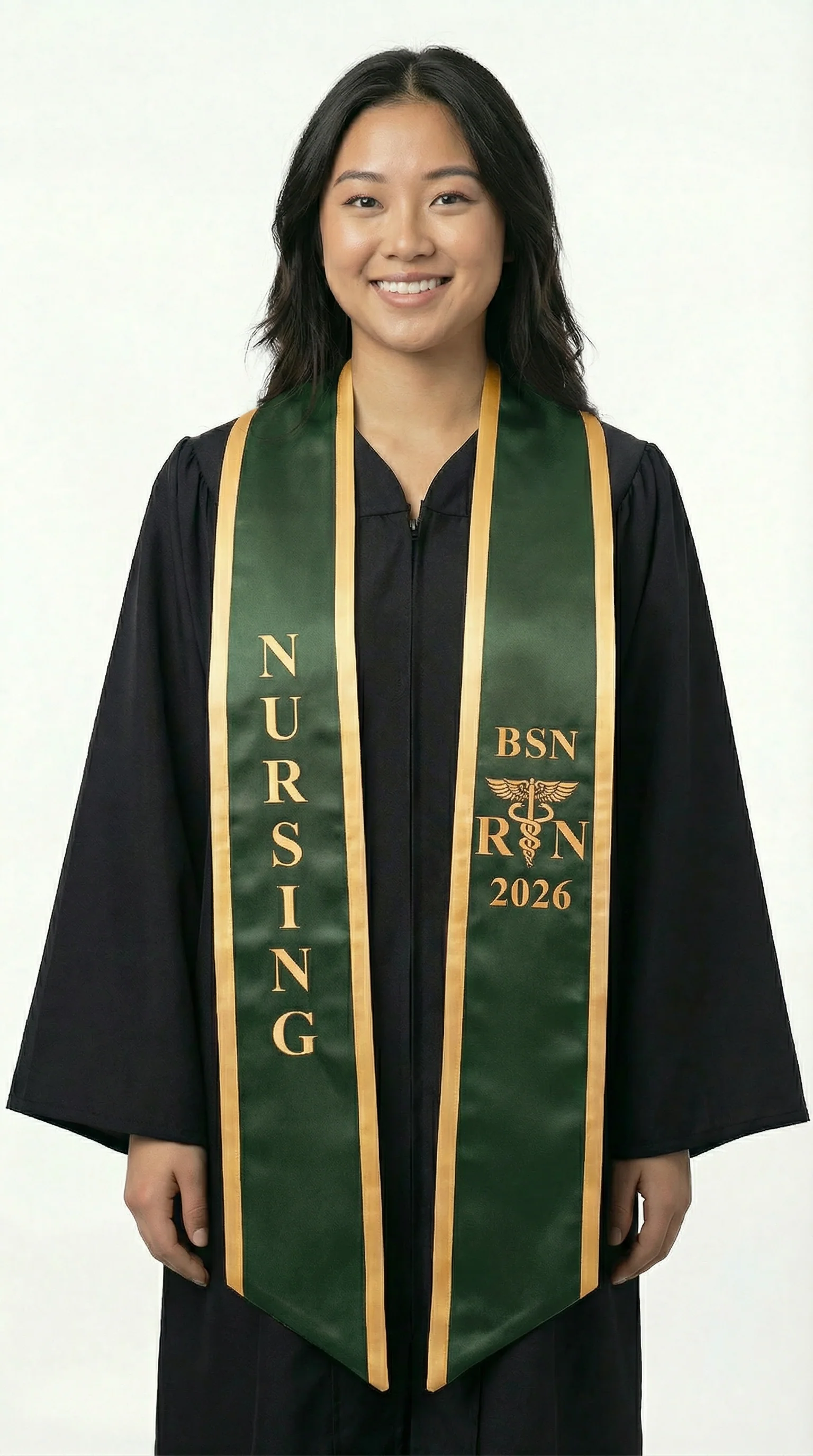 2026 BSN Nursing Graduation Stole with Trim - Image 9