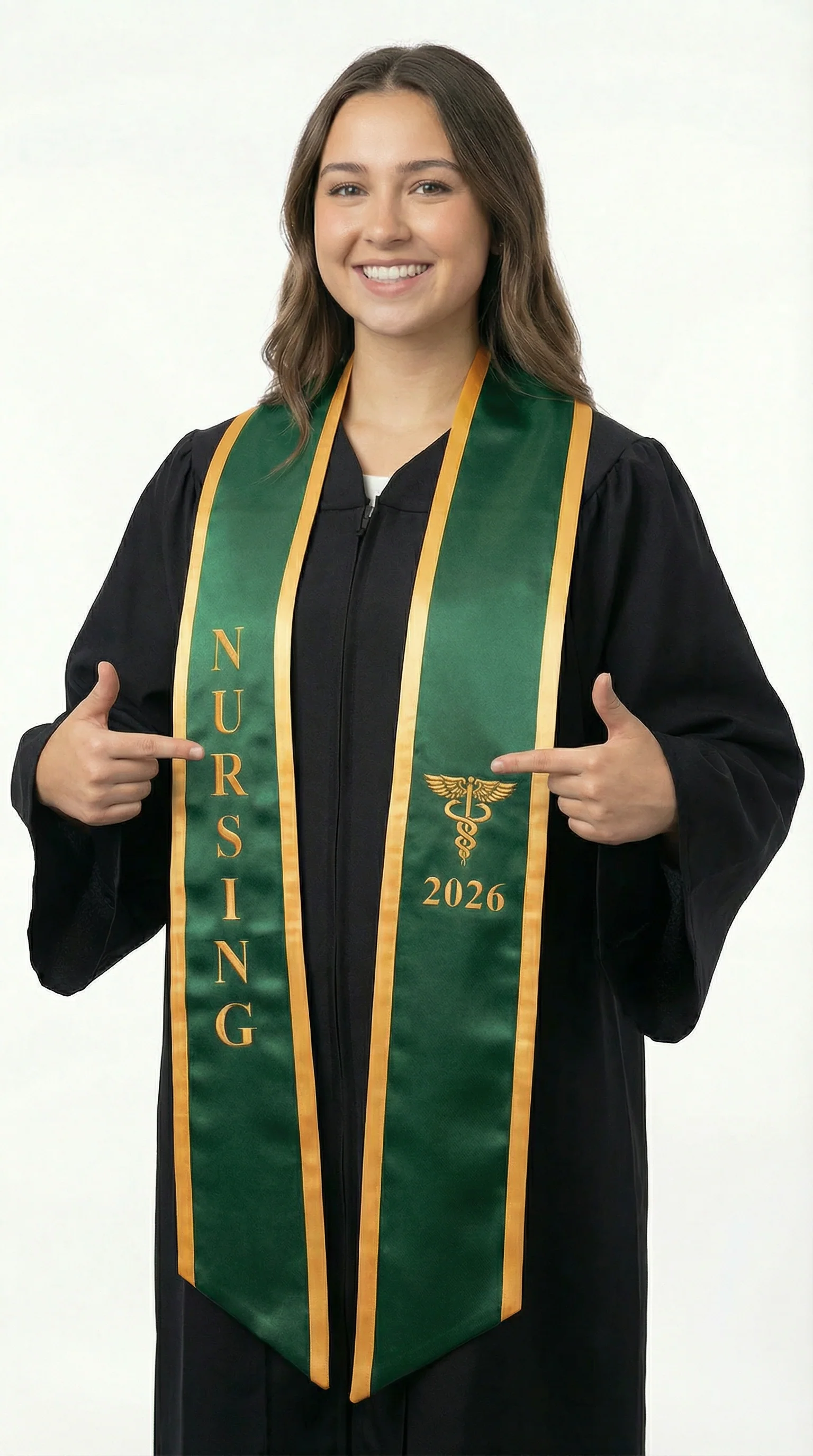 2026 Nursing Graduation Stole with Trim - Image 12
