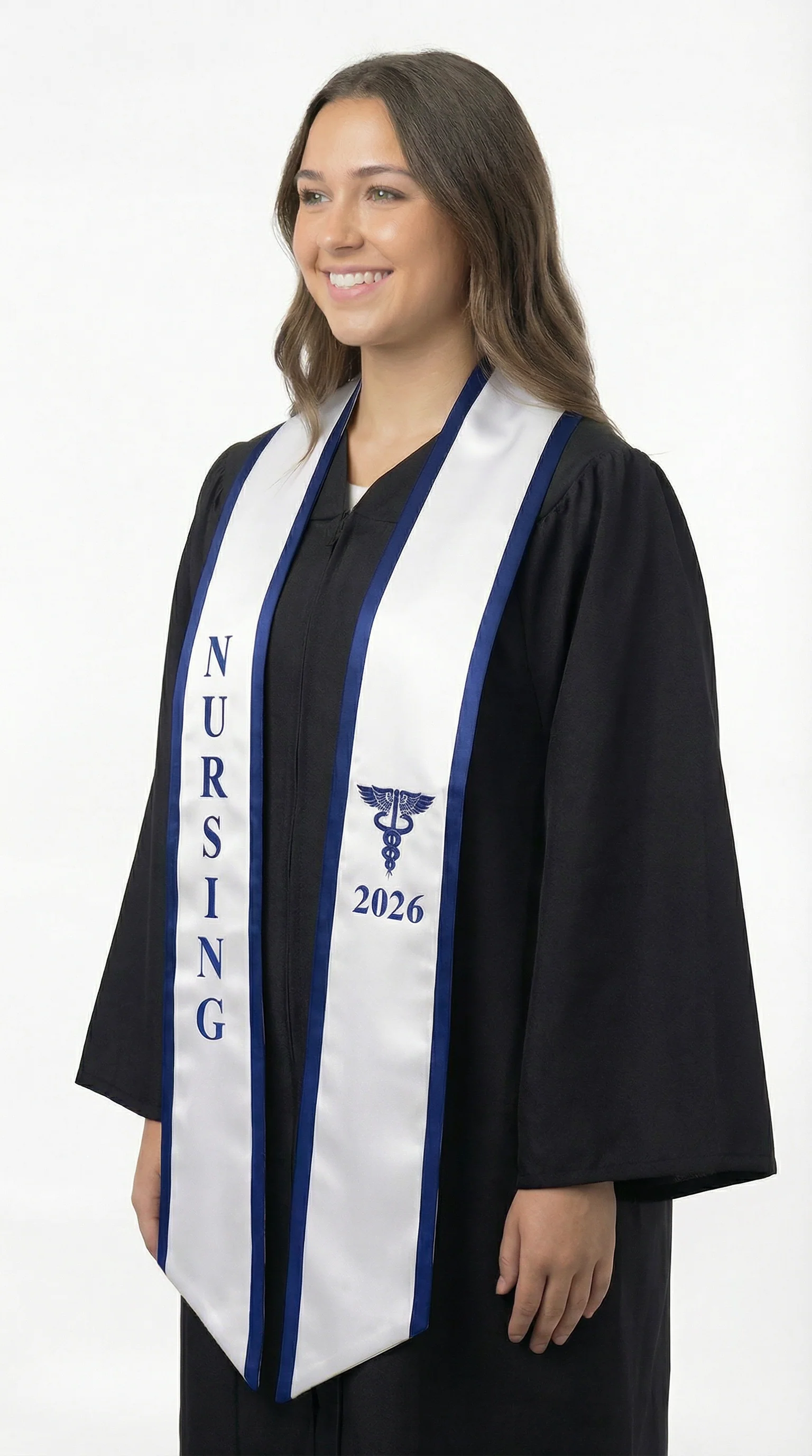 2026 Nursing Graduation Stole with Trim - Image 15