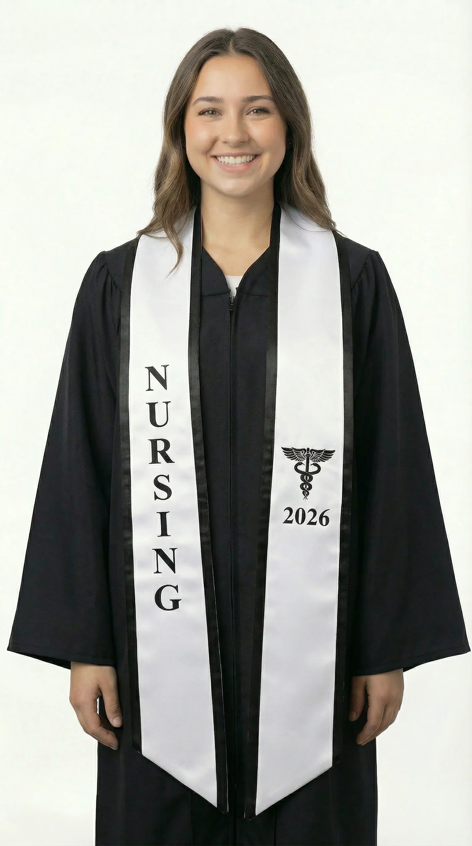 2026 Nursing Graduation Stole with Trim - Image 4