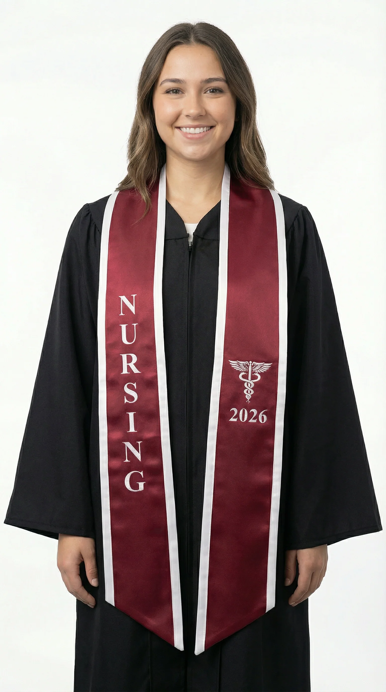 2026 Nursing Graduation Stole with Trim - Image 9