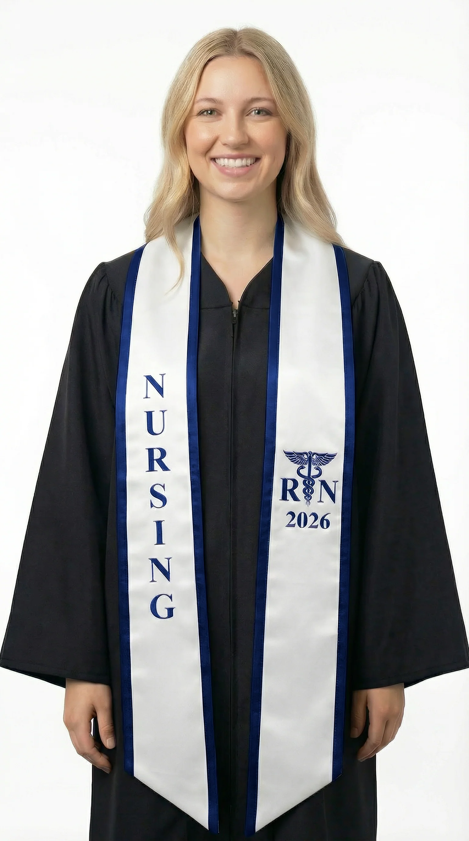 2026 RN Nursing Graduation Stole with Trim - Image 11