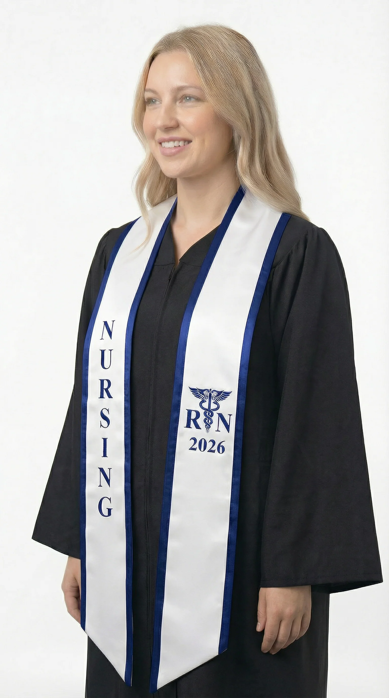 2026 RN Nursing Graduation Stole with Trim - Image 12