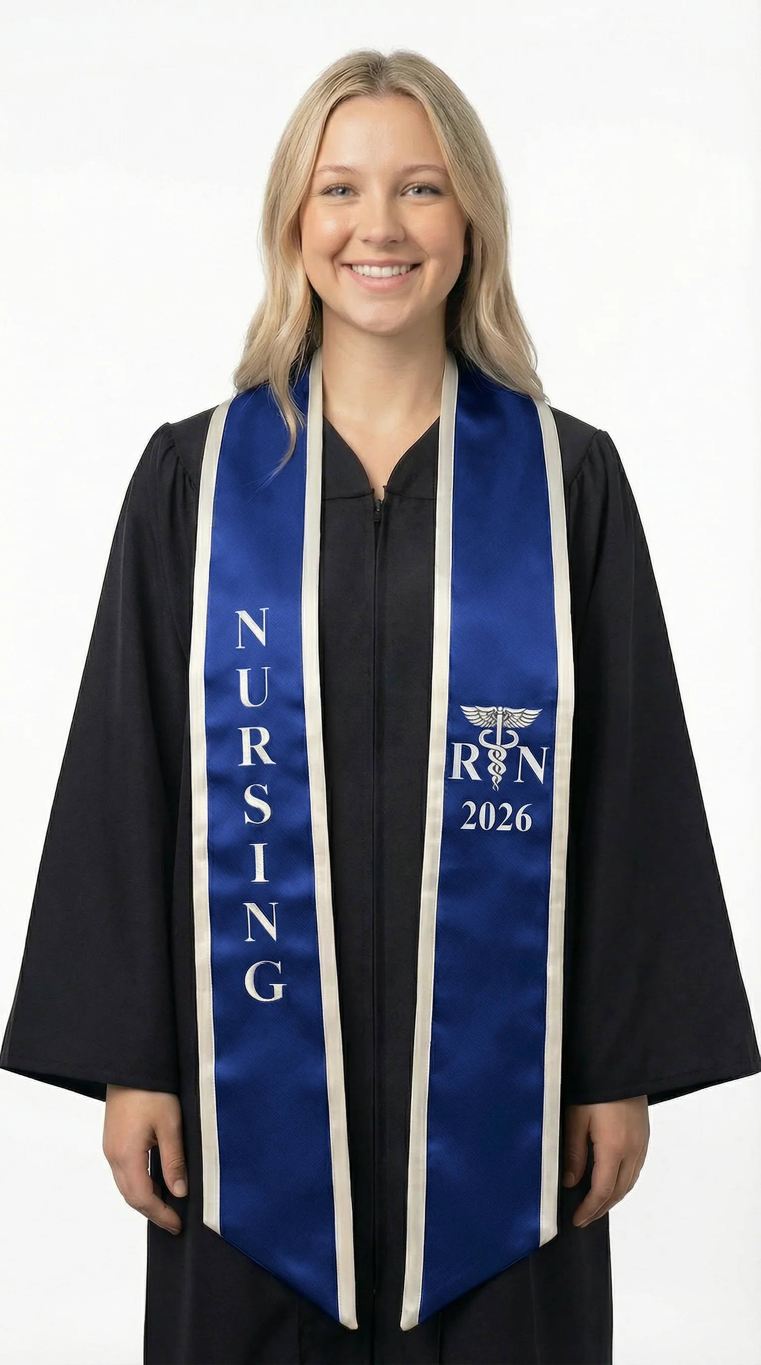 2026 RN Nursing Graduation Stole with Trim - Image 5