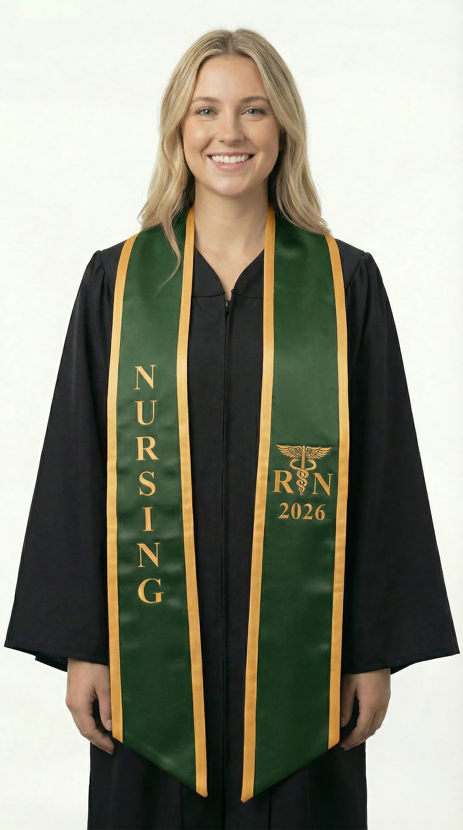2026 RN Nursing Graduation Stole with Trim - Image 9