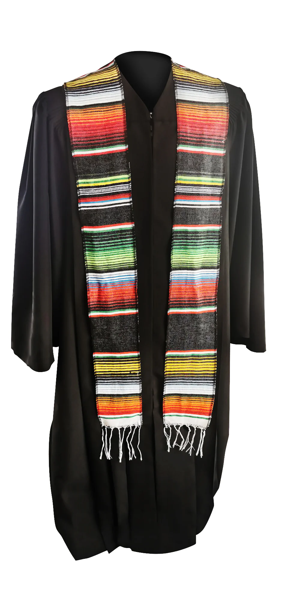 Black Mexican Serape Graduation Stole/Sash - Image 3