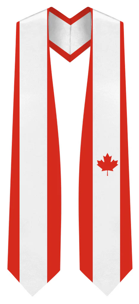 Canada Graduation Stole - Canada Flag Sash - Image 3