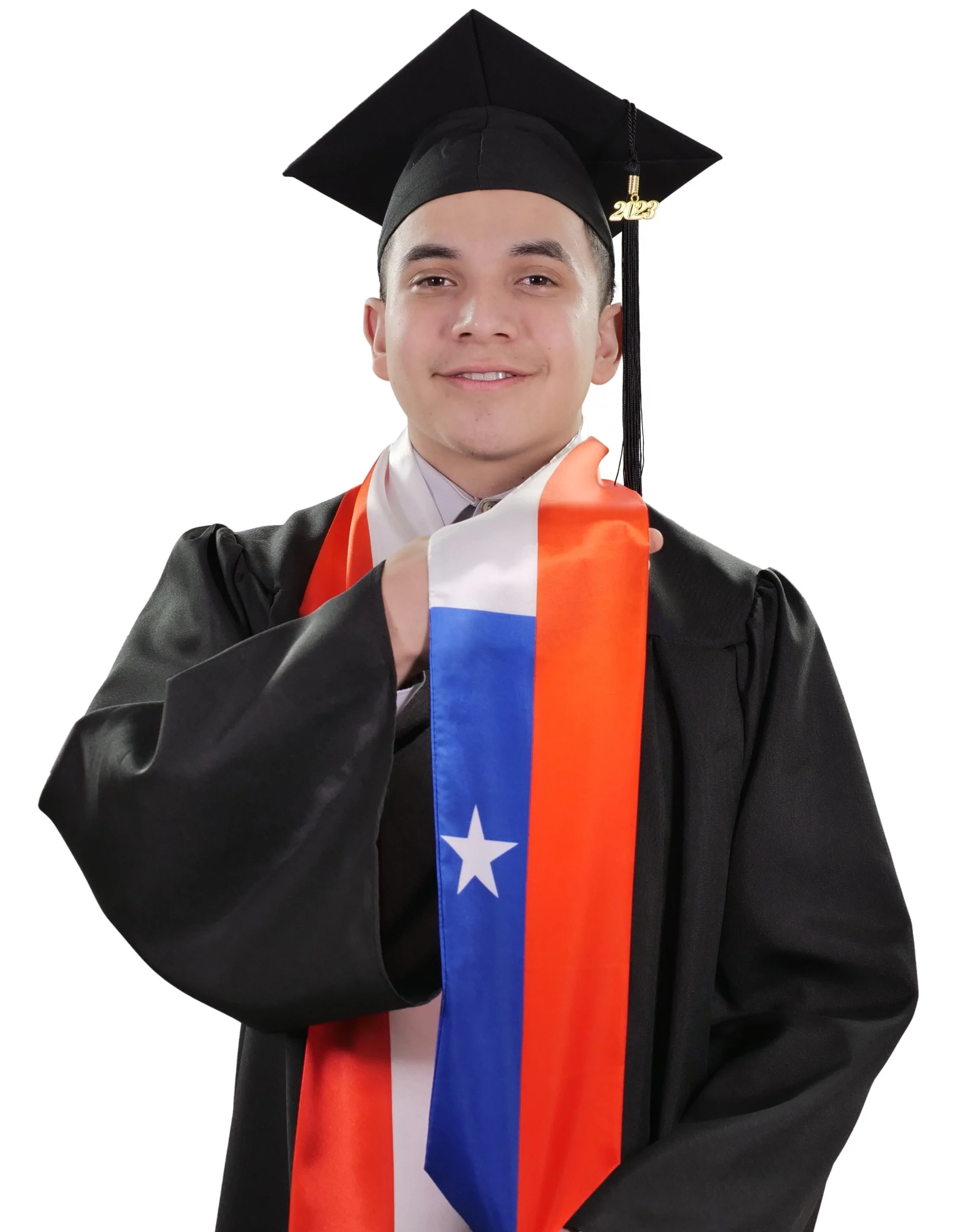 Chile Graduation Stole - Chile Flag Sash - Image 2