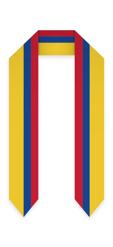 Colombia Graduation Stole - Colombia Flag Sash - Image 2