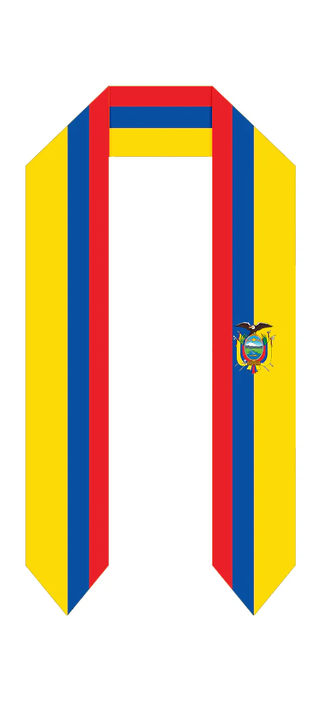 Ecuador Graduation Stole - Ecuador Flag Sash - Image 2