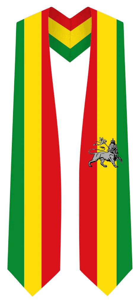 Ethiopia Graduation Stole -  Ethiopia Flag Sash - Image 3