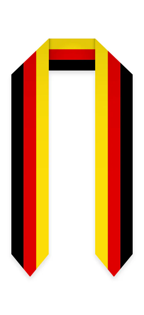 Germany Graduation Stole -  German Flag Sash - Image 2