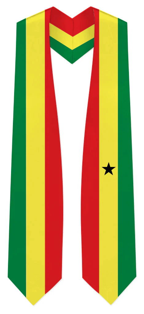 Ghana Graduation Stole - Ghana Flag Sash