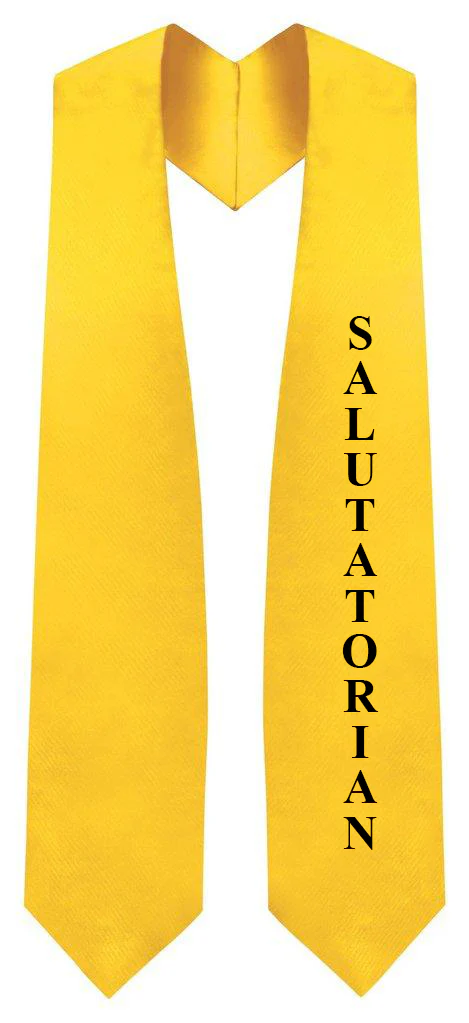 Gold Salutatorian Stole