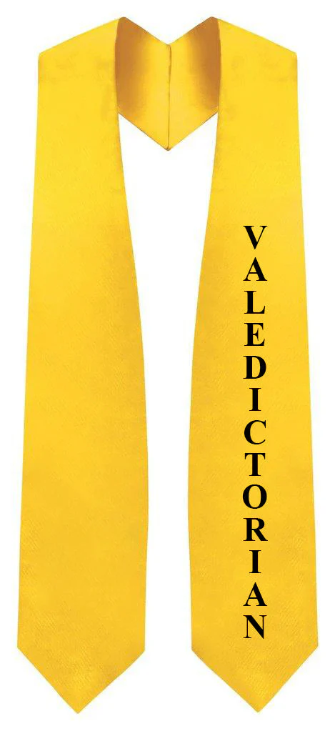 Gold Valedictorian Stole - Image 3
