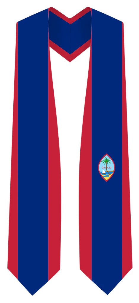 Guam Graduation Stole - Guam Flag Sash - Image 3