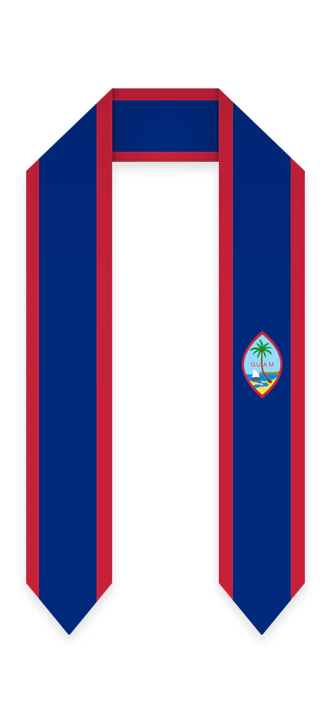 Guam Graduation Stole - Guam Flag Sash - Image 4