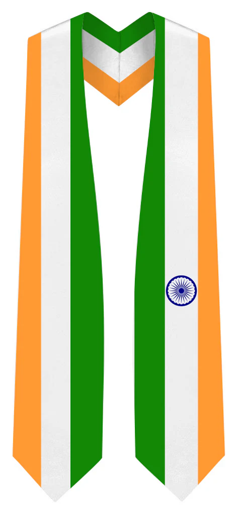 India Graduation Stole - India Flag Sash - Image 2