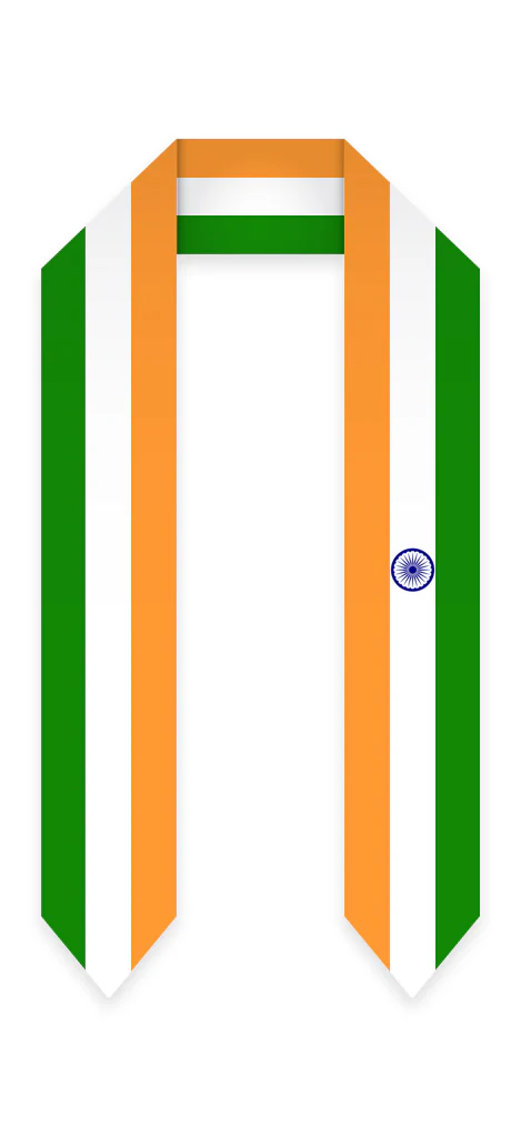 India Graduation Stole - India Flag Sash - Image 3