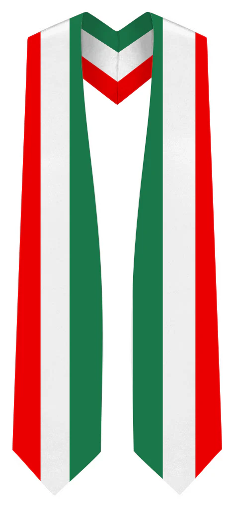 Italy Graduation Stole - Italy Flag Sash - Image 3