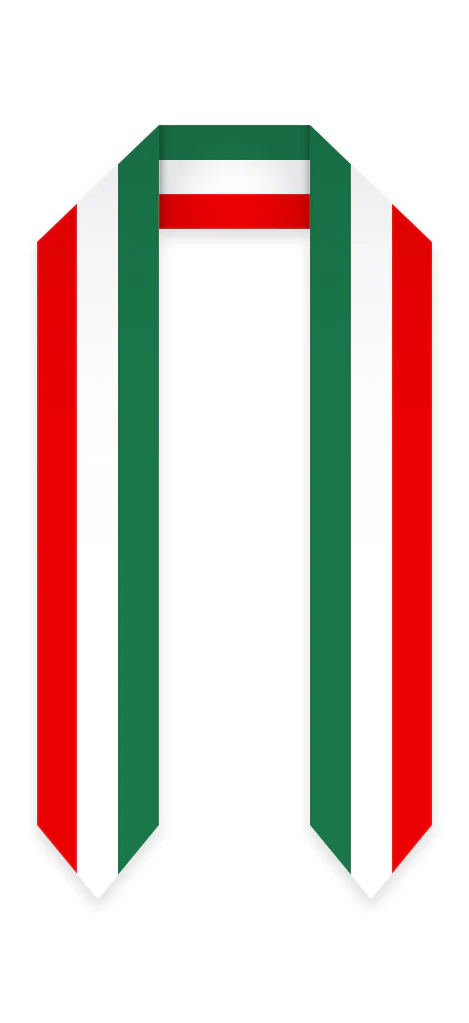 Italy Graduation Stole - Italy Flag Sash - Image 4