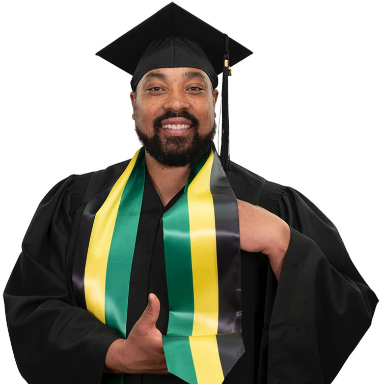 Jamaica Graduation Stole - Jamaican Flag Sash - Image 2