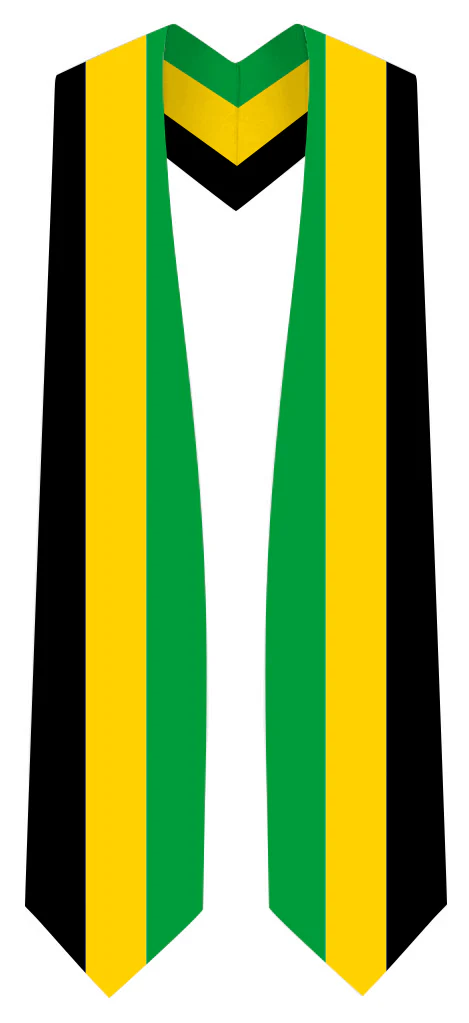 Jamaica Graduation Stole - Jamaican Flag Sash - Image 3