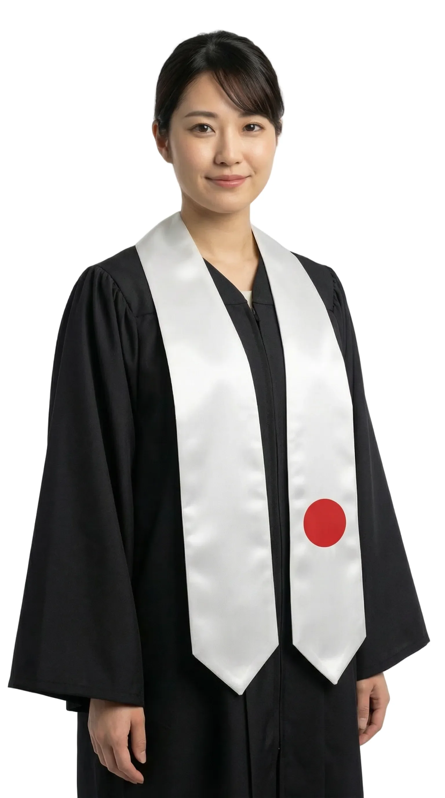 Japan Graduation Stole - Japanese Flag Sash