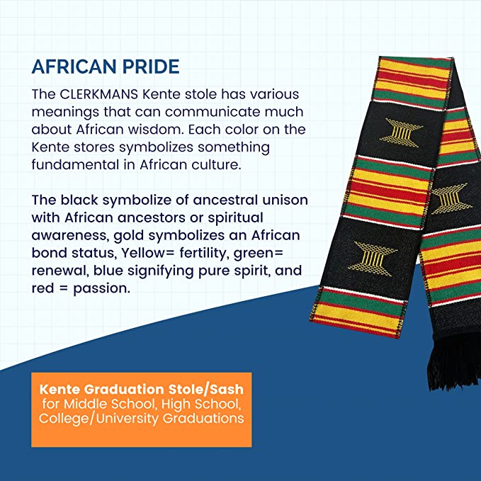 Kente Graduation Stole/Sash - Image 5