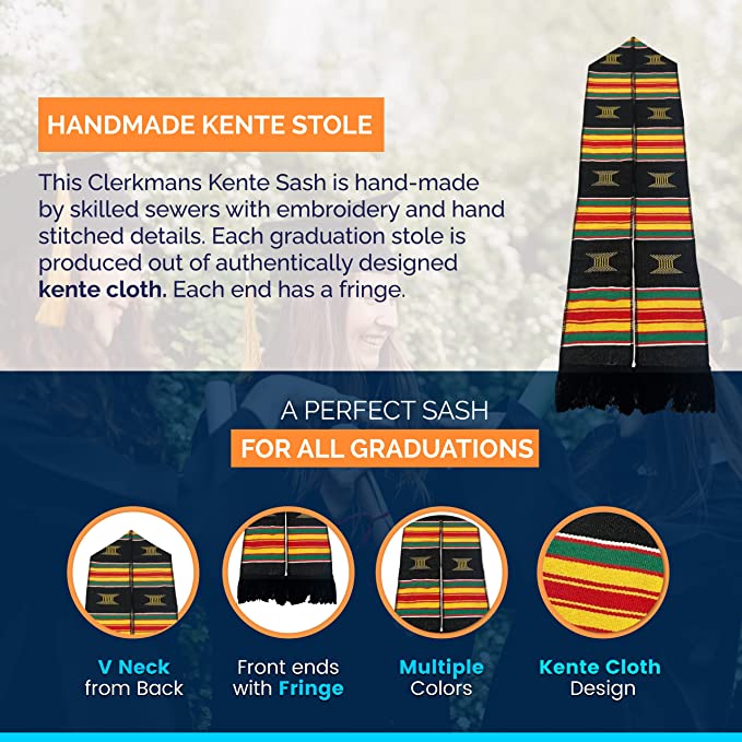 Kente Graduation Stole/Sash - Image 6
