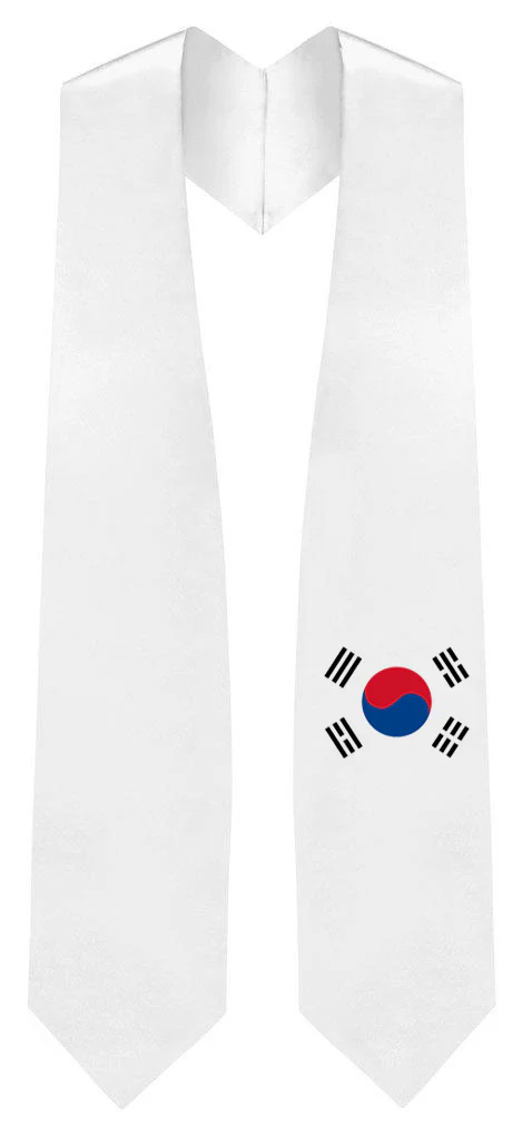 Korean Graduation Stole - South Korean Flag Sash - Image 2