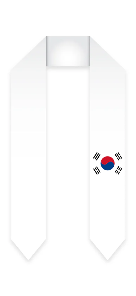 Korean Graduation Stole - South Korean Flag Sash - Image 3