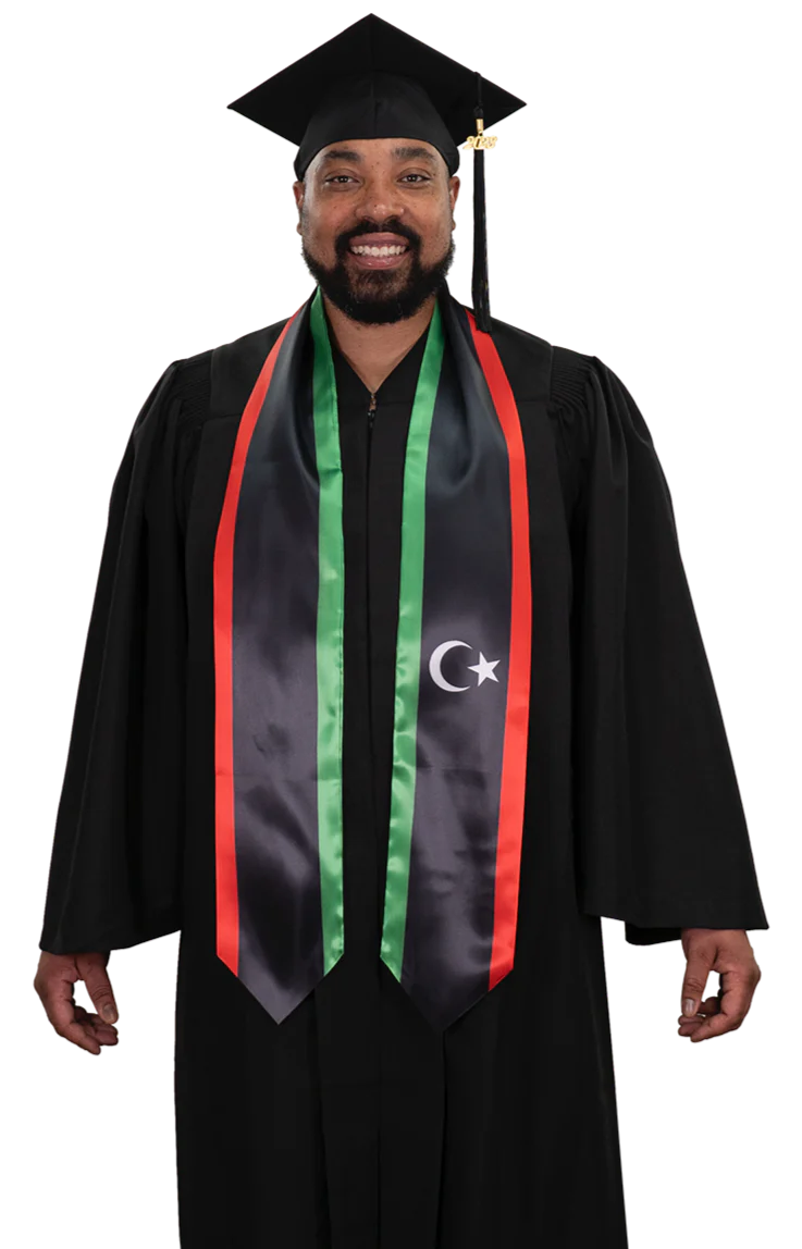Libya Graduation Stole - Libya Flag Sash
