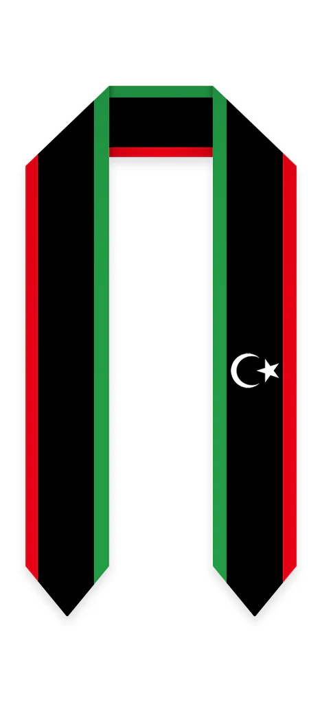 Libya Graduation Stole - Libya Flag Sash - Image 4
