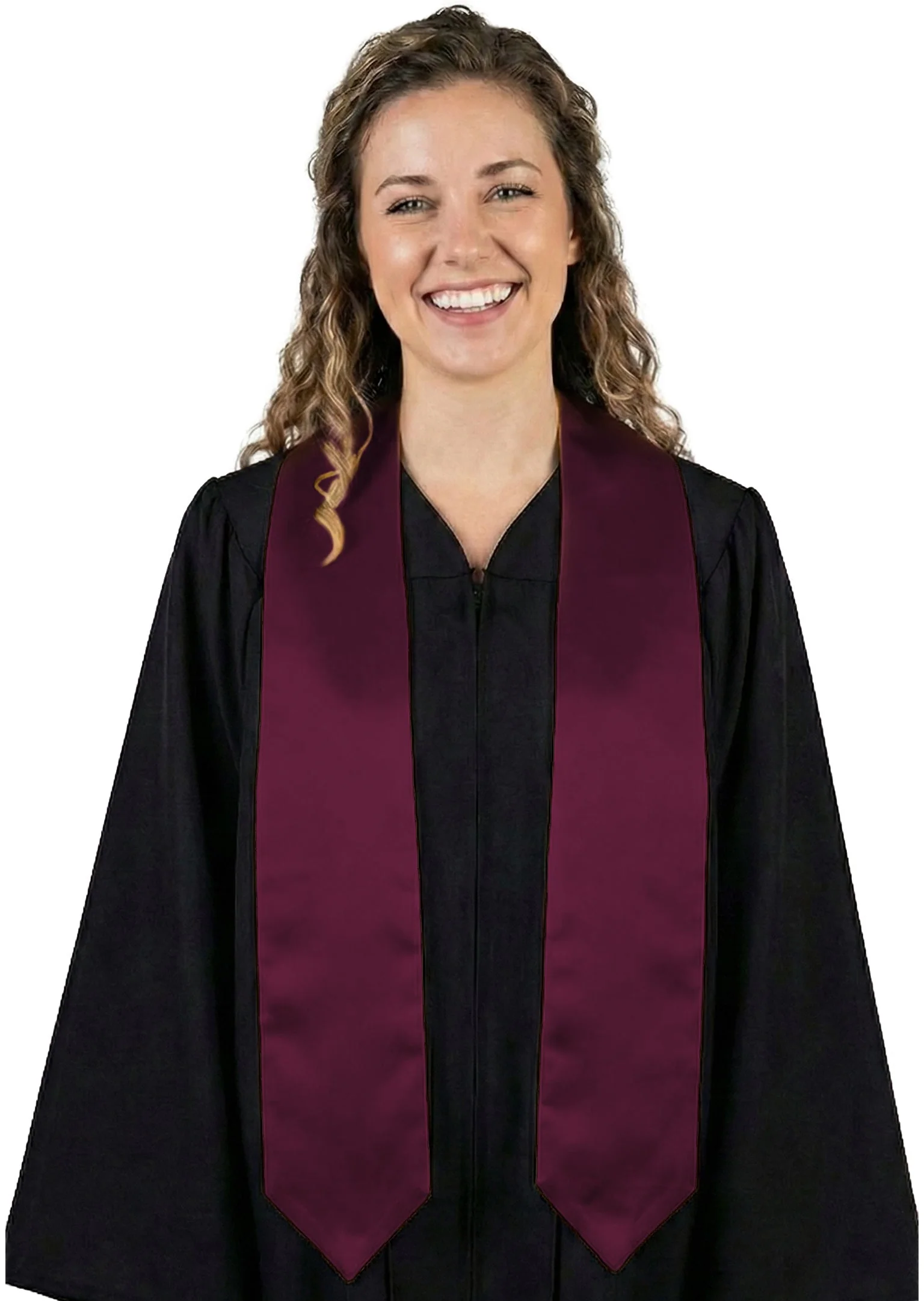 Maroon High School Graduation Stole
