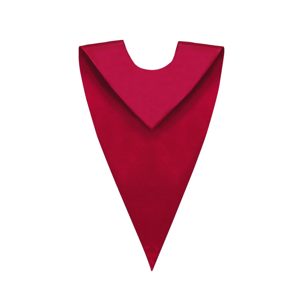 Red V-Neck Choir Stole