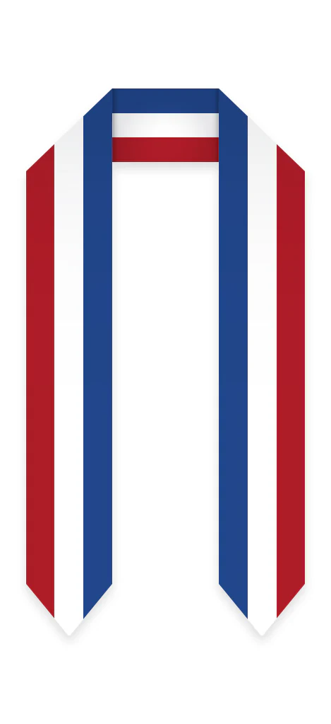Netherlands Graduation Stole - Netherlands Flag Sash - Image 2