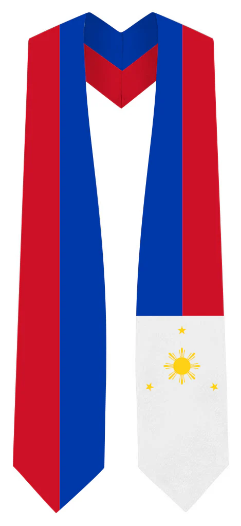 Philippines Graduation Stole - Filipino Flag Sash - Image 3