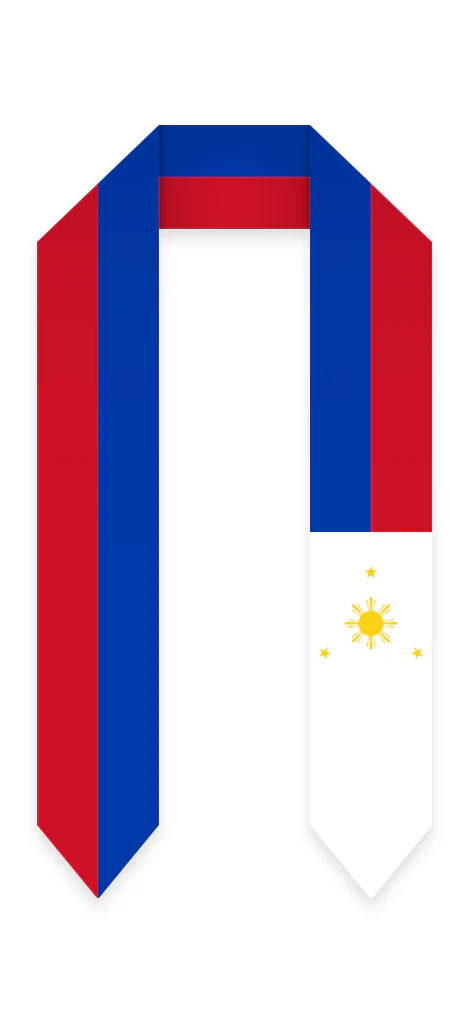 Philippines Graduation Stole - Filipino Flag Sash - Image 4