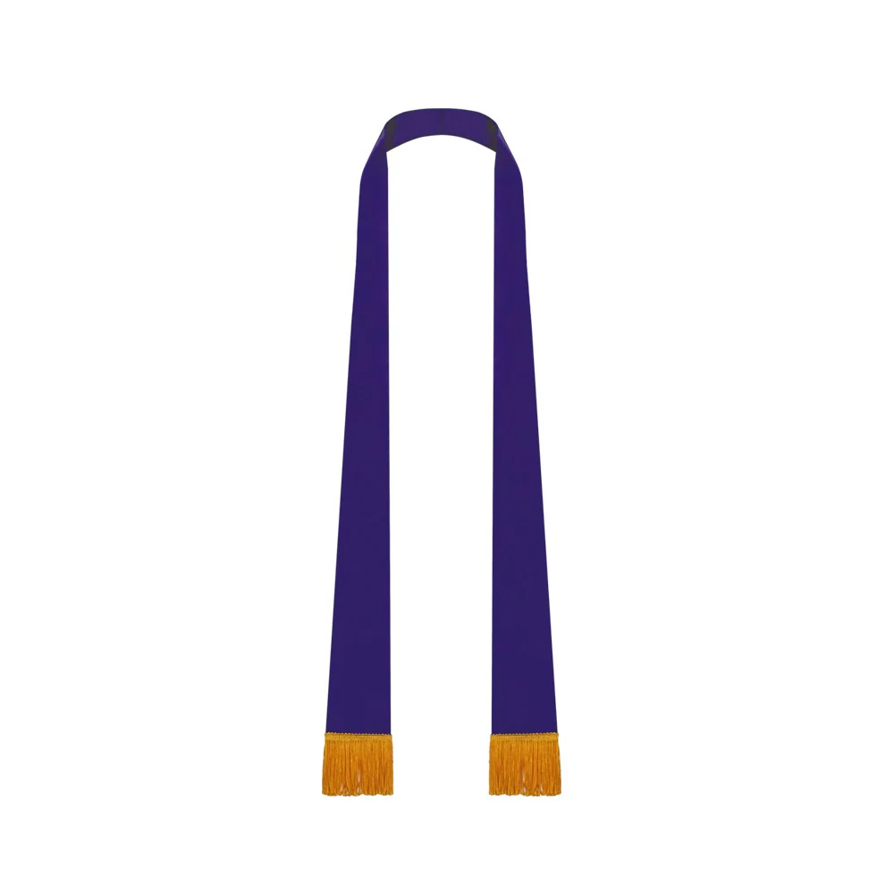 Purple Satin Clergy Stole - Image 4