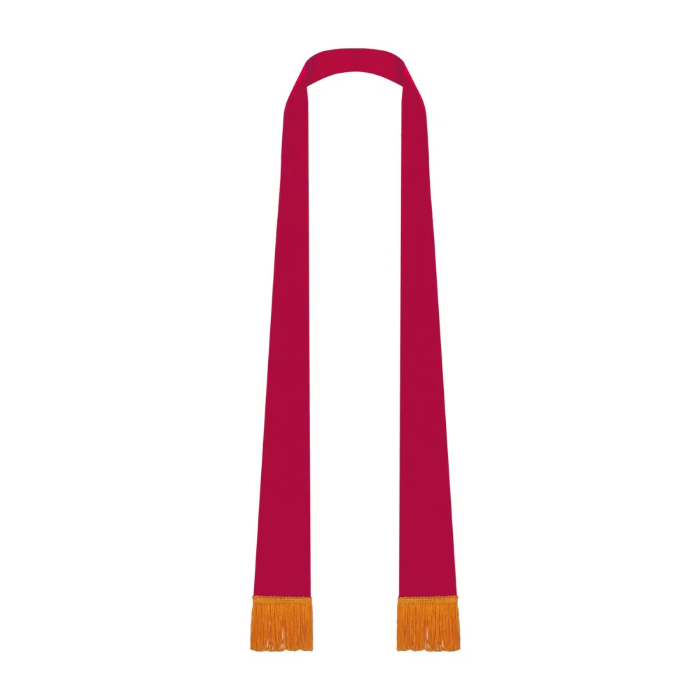 Red Satin Clergy Stole - Image 4