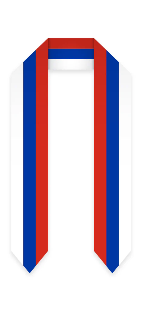 Russia Graduation Stole - Russian Flag Sash - Image 2
