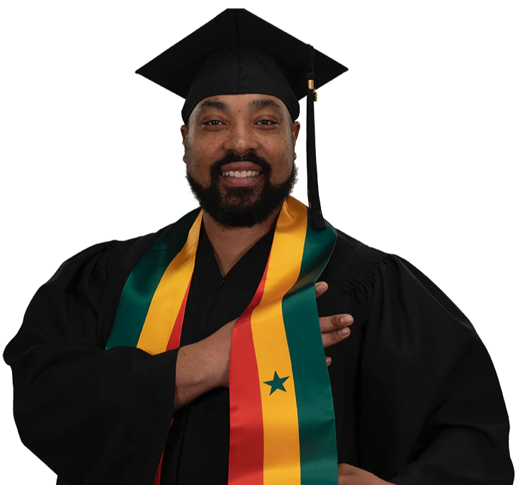Senegal Graduation Stole -  Senegal Flag Sash - Image 2